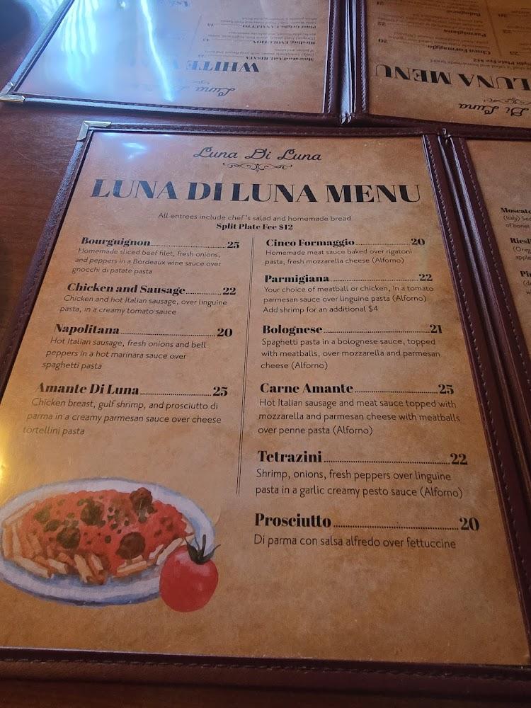 Luna Di Luna Menu image 3